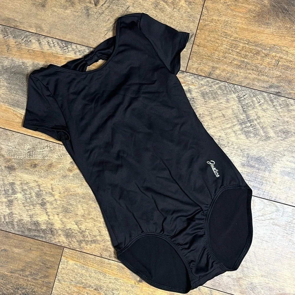 JUSTICE Girls’ Scoop Neck Leotard, Size S (7/8), EUC